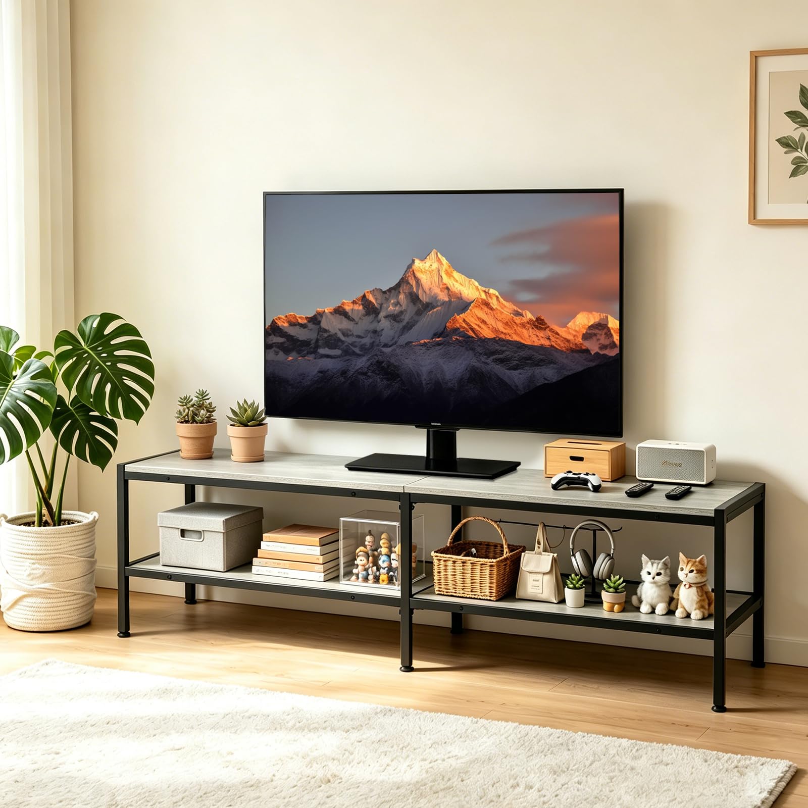 Amazon｜アルファシート テレビ台 ローボード 55型対応 テレビボード